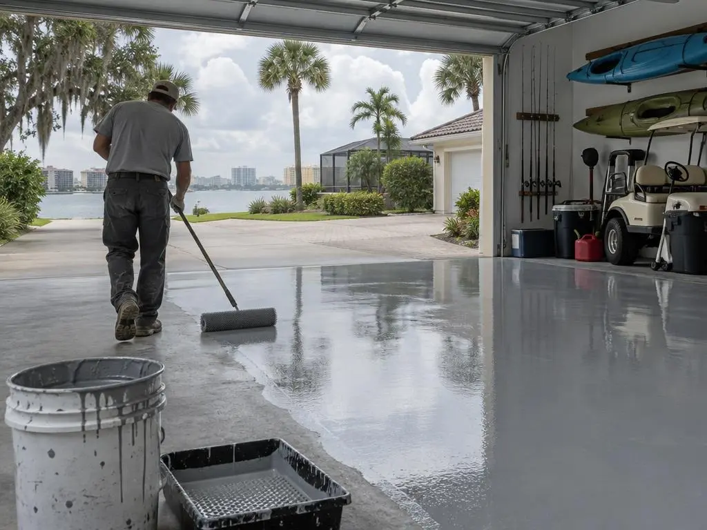 Garage Floor Epoxy in St. Petersburg, FL